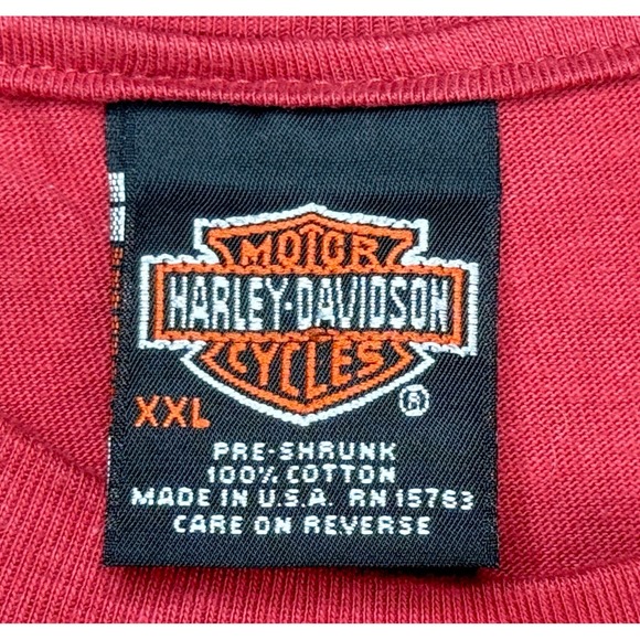 Harley Davidson Clearwater Florida Fletchers Vtg Short Sleeve T-Shirt Size XXL - Picture 3 of 8